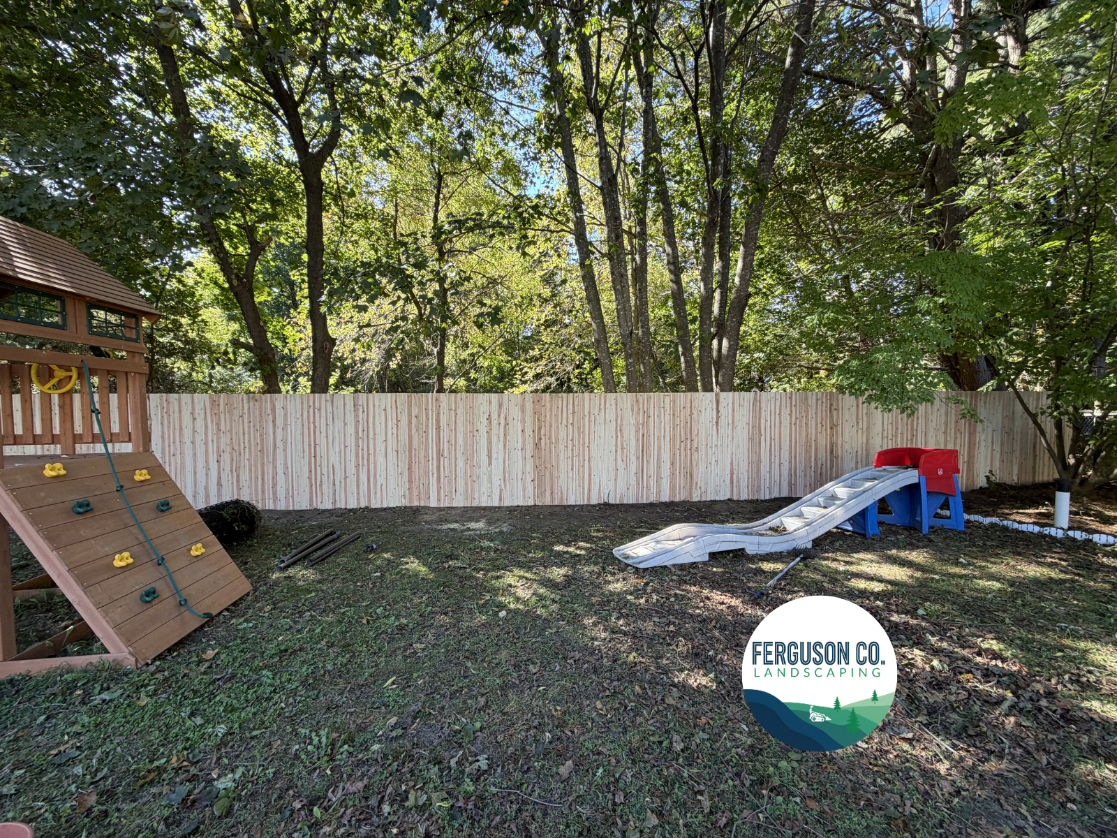 Ferguson Co. project photo β landscape cleanup